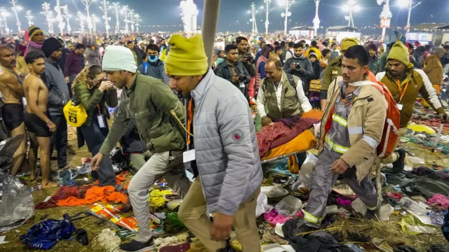 Prayag Maha Kumbh Mela stampede Picture