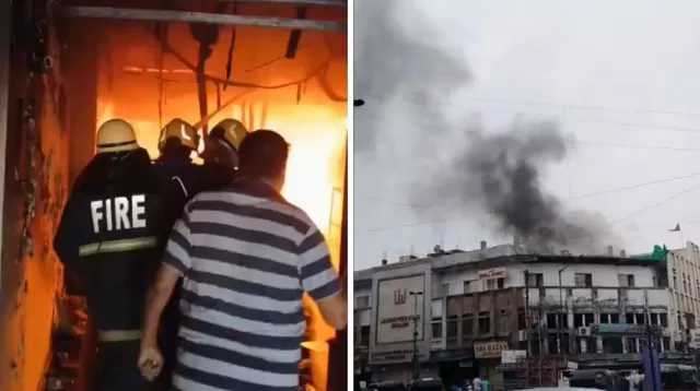 Gulzar House fire Picture
