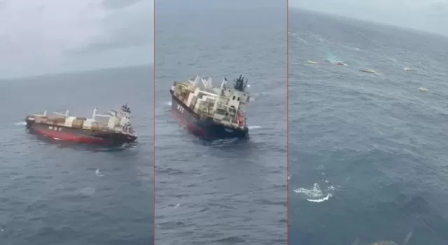 2025 Kerala oil spill Picture