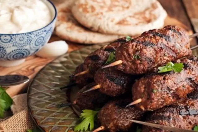 Arbi Kofta with Mint Yoghurt Picture