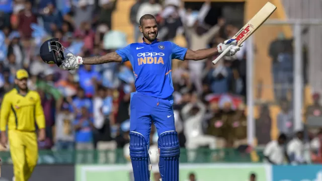 Shikhar Dhawan: 143 runs Mohali Picture