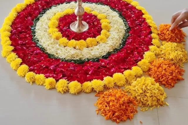Floral Rangoli Designs Picture