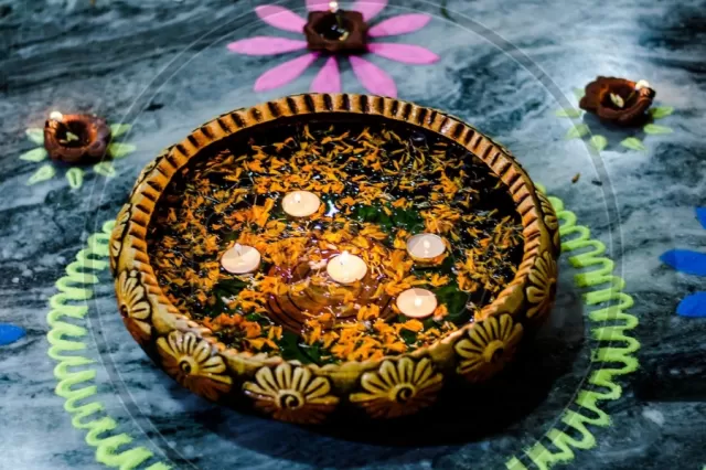 Floating Rangoli Picture