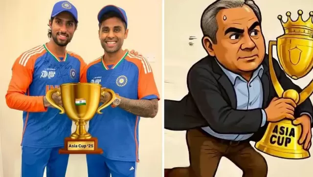 Asia Cup Trophy Controversy Picture