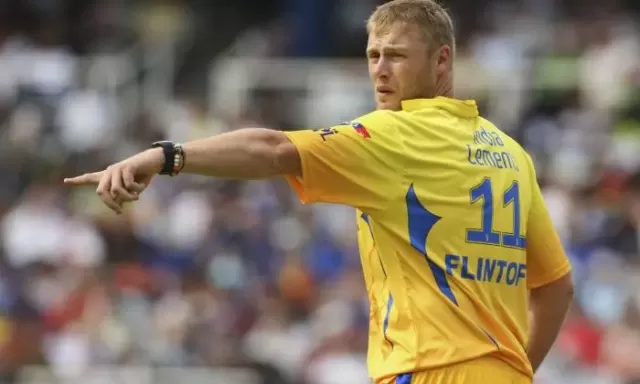 Andrew Flintoff CSK Picture
