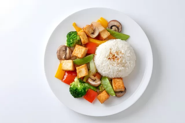 Stir-Fried Tofu With Rice Picture