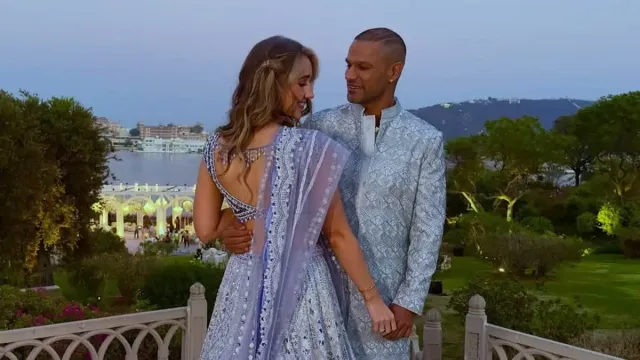 Shikhar Dhawan Sophie Shine Picture