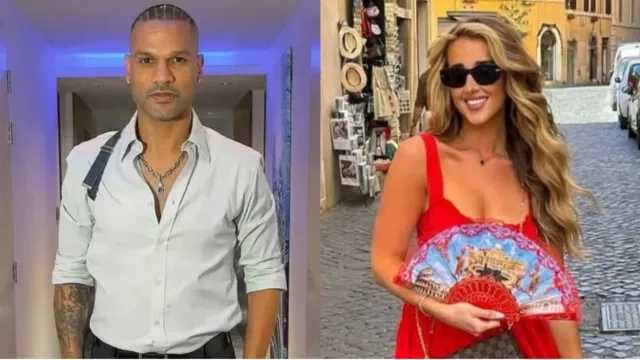 Shikhar Dhawan Sophie Shine Picture