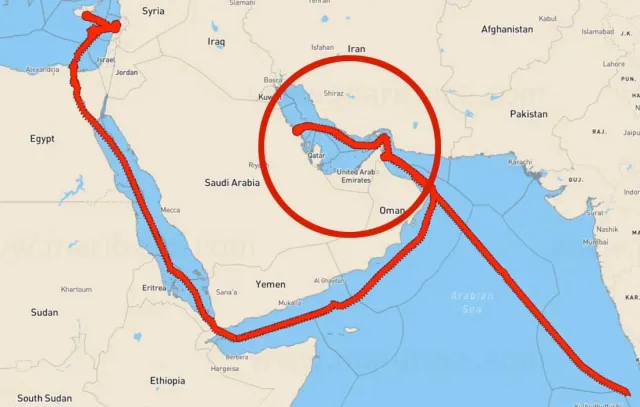 Hormuz strait Picture