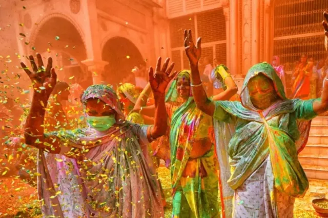 Vrindavan’s Widow’s Holi Picture