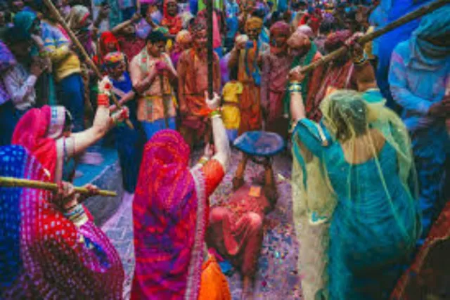 Barsana’s Lathmaar Holi Picture