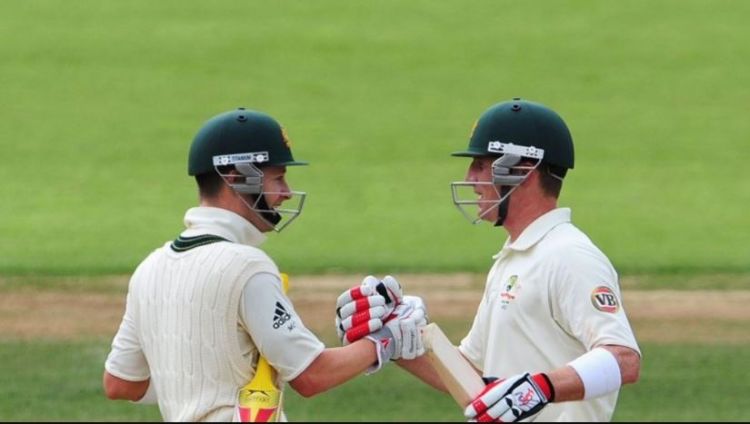 MJ Clarke, Michael Hussey Picture