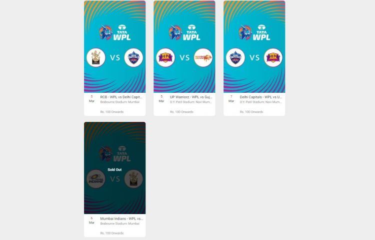 WPL Tickets Booking Picture