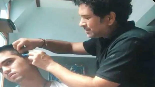Sachin Hair Cutting Picture