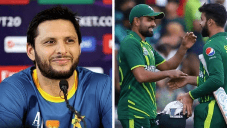 Shahid Afridi advice to Babar Picture