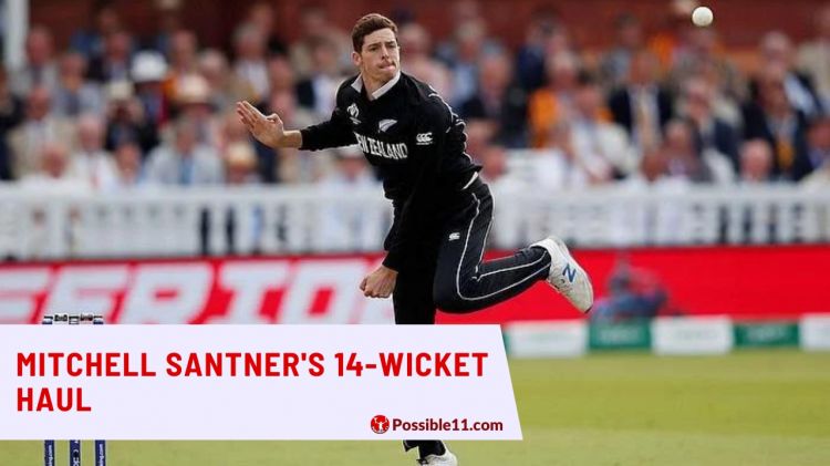 Mitchell Santner 14 wicket haul Picture
