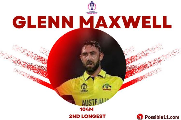 glenn maxwell longest six in Picture