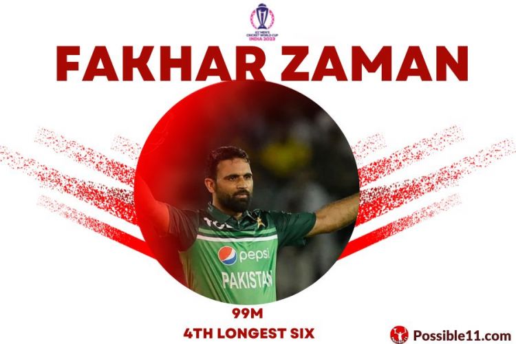 fakhar zaman longest six in Picture