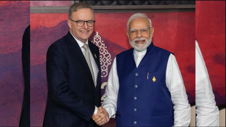 Modi and Anthony Albanese Picture