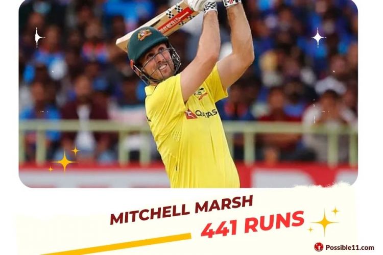 Mitch marsh most runs in Picture