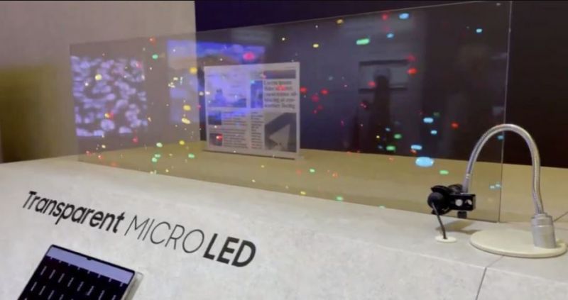 transparent OLED display TV Picture