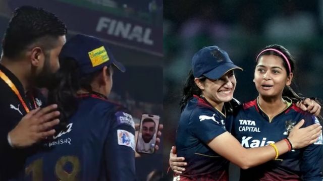 virat kohli video calls smriti Picture