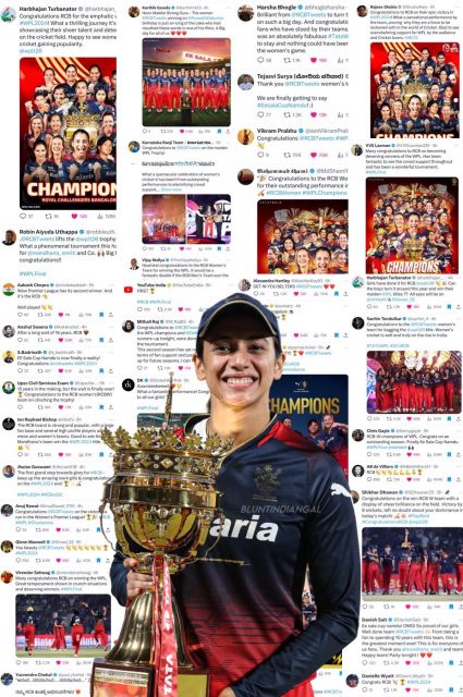 Twitter reaction on RCB lifting Picture