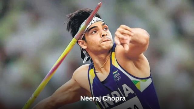 Neeraj Chopra at paris olympics Picture