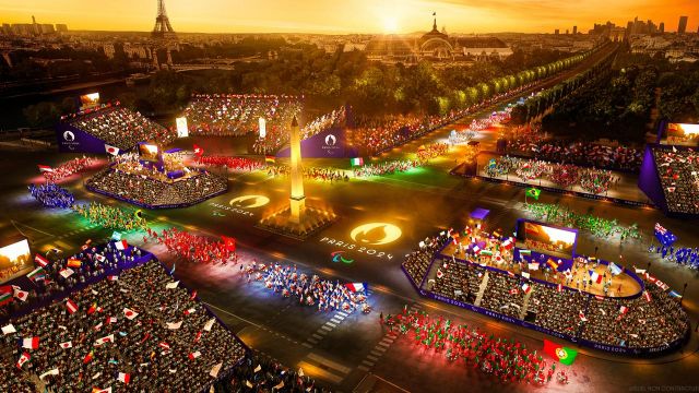 Paris Olympic Opening Ceremony Picture