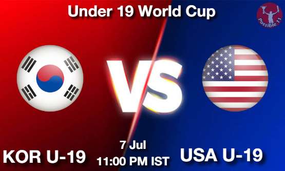 KOR U-19 vs USA U-19 Picture