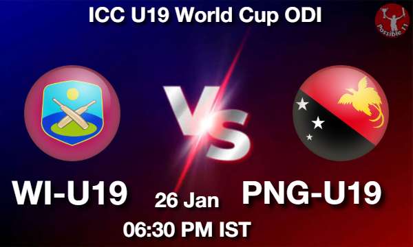 WI-U19 vs PNG-U19 - 2022-01-26 Picture