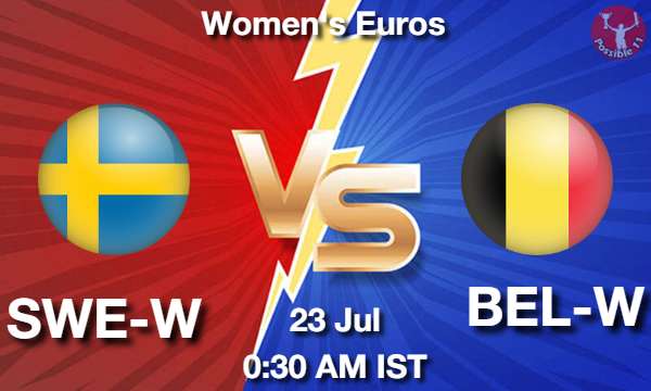 SWE-W vs BEL-W - 2022-07-23 Picture