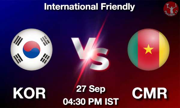 KOR vs CMR - 2022-09-27 Picture