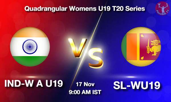 IND-W A U19 vs SL-WU19 Picture
