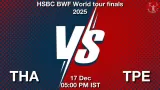 THA vs TPE Dream11 Prediction, Preview & Updates - <small>Wed, 17 Dec 08:30 AM IST</small>