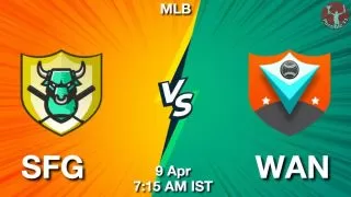 SFG vs WAN Baseball Match Previews