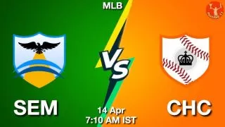 SEM vs CHC Baseball Match Previews