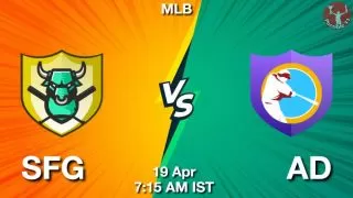 SFG vs AD Baseball Match Previews
