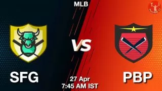 SFG vs PBP Baseball Match Previews