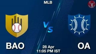 BAO vs OA Baseball Match Previews