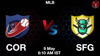 COR vs SFG Baseball Match Previews