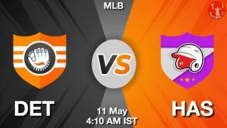 DET vs HAS Baseball Match Previews