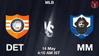 DET vs MM Baseball Match Previews
