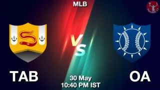 TAB vs OA Baseball Match Previews