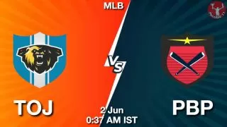 TOJ vs PBP Baseball Match Previews