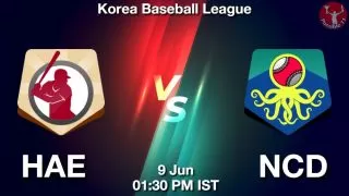 HAE vs NCD Baseball Match Previews