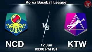 NCD vs KTW Baseball Match Previews
