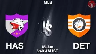 HAS vs DET Baseball Match Previews