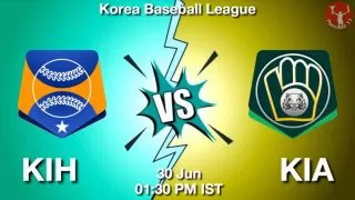 KIH vs KIA Baseball Match Previews