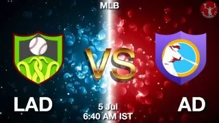 LAD vs AD Baseball Match Previews